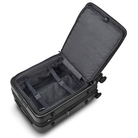 Roncato Florence 4-wiel cabine trolley 55 cm met uitklapbaar laptop compartiment