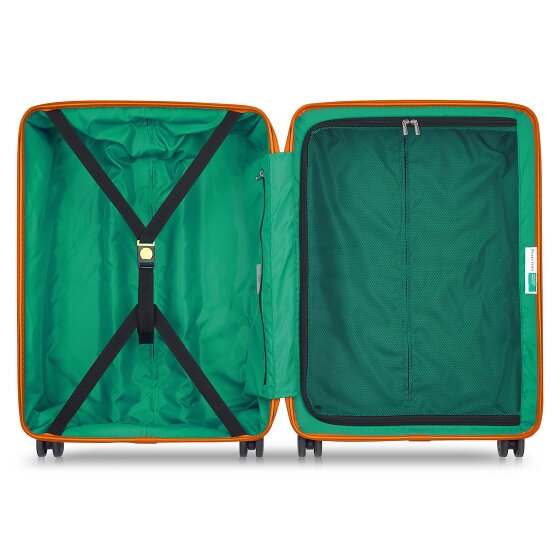 Delsey Paris x United Colors of Benetton Fabrica 4-wiel kofferset 3-delig.