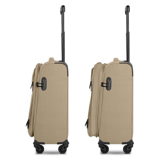 Smartbox Edition 04 4 wielen Cabinewagen 55 cm met uitbreidingsplooi