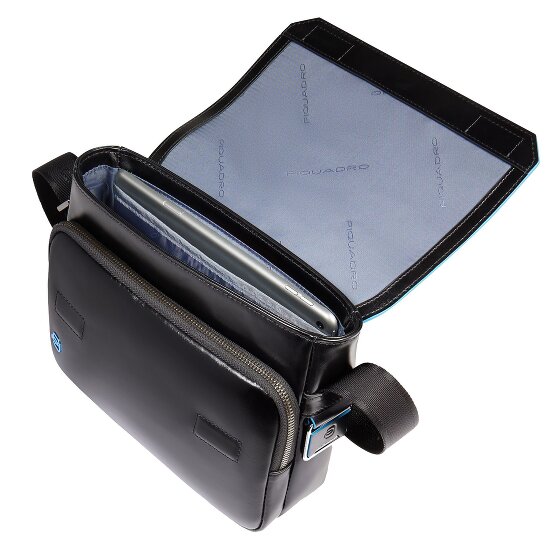 Piquadro Blue Square Boodschapper Leer 23 cm