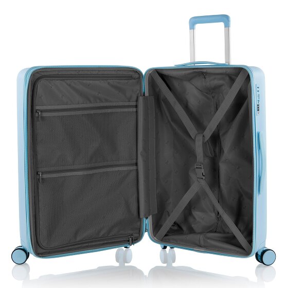 Heys Pastel 4 wielen Trolley M 66 cm met uitbreidingsplooi
