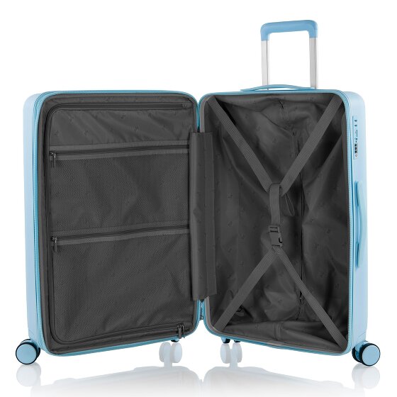 Heys Pastel 4 wielen Trolley M 66 cm met uitbreidingsplooi