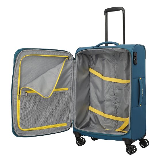 Travelite Umbria 4 wielen Trolley M 67 cm met uitbreidingsplooi