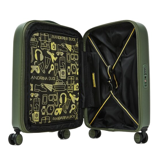 Mandarina Duck Logoduck + 4 wielen Cabinewagen S 55 cm