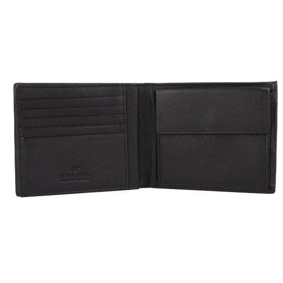 Braun Büffel Hannes Portemonnee RFID-bescherming Leer 12 cm