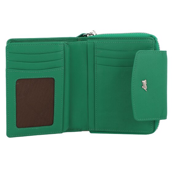 Braun Büffel Joy Portemonnee RFID-bescherming Leer 12 cm