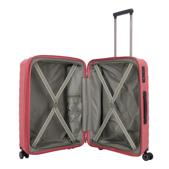 Travelite mooby 4 wielen Trolley M 66 cm met uitbreidingsplooi