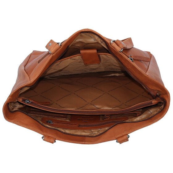 The Chesterfield Brand Wax Pull Up Schoudertas Leer 36 cm Laptop compartiment