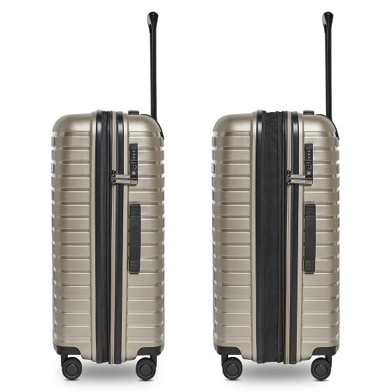 Pactastic Collection 04 THE MEDIUM + 4 wielen Trolley M 66 cm met uitbreidingsplooi