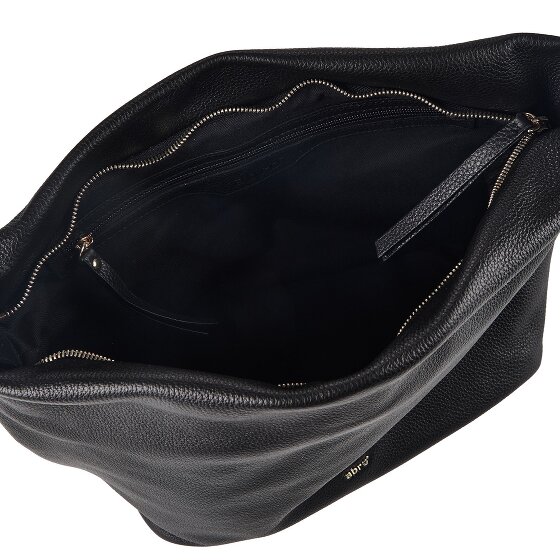 abro Ebony Schoudertas Leder 39 cm