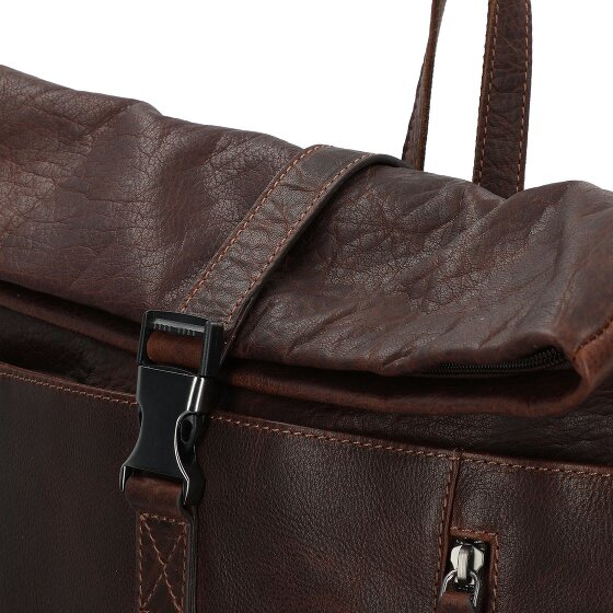 Jack Kinsky Porto Dagrugzak Leer 43 cm Laptop compartiment