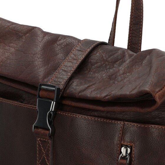 Jack Kinsky Porto Dagrugzak Leer 43 cm Laptop compartiment