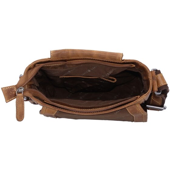 Greenburry Cafe-Racer Crossbody tas Leder 23 cm