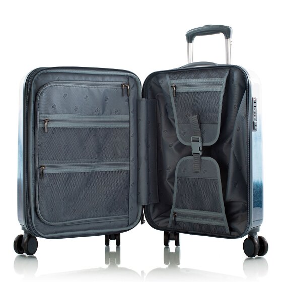 Heys Black Camo 4 wielen Cabinewagen S 53 cm met uitbreidingsplooi