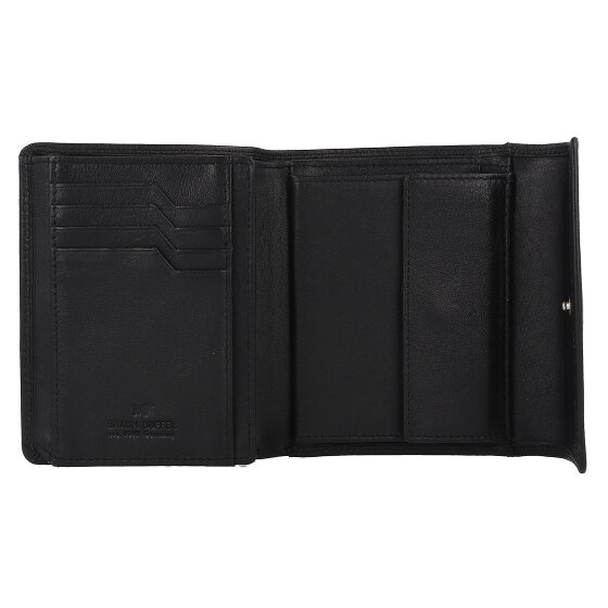 Braun Büffel Golf Secure Portemonnee RFID Leer 12,5 cm