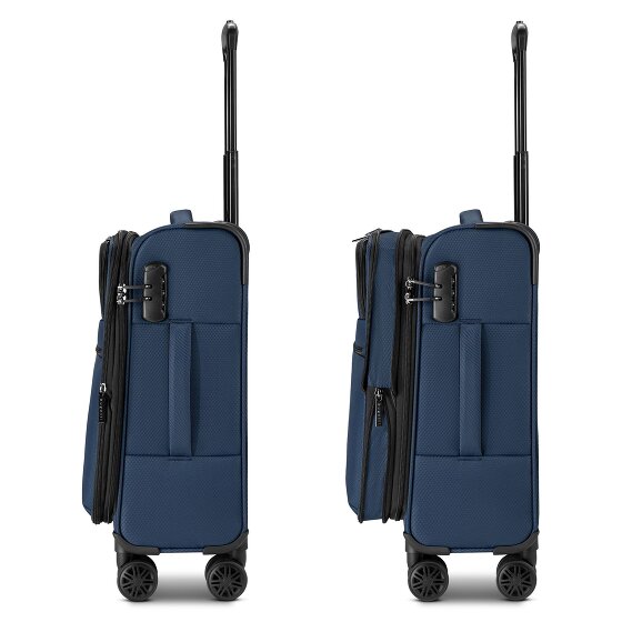 bugatti Valencia Soft 4 wielen Cabinewagen S 55 cm met uitbreidingsplooi