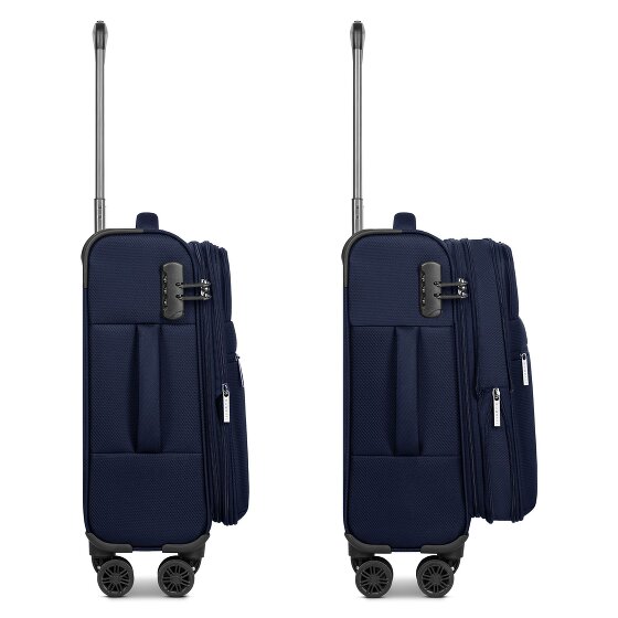 bugatti Valencia Soft 4 wielen Cabinewagen S 55 cm met uitbreidingsplooi
