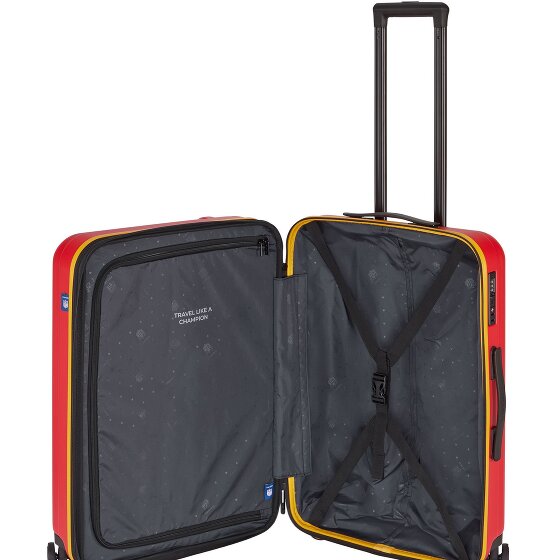Travelite travelite x NFL 4 wielen Trolley M 67 cm met uitbreidingsplooi