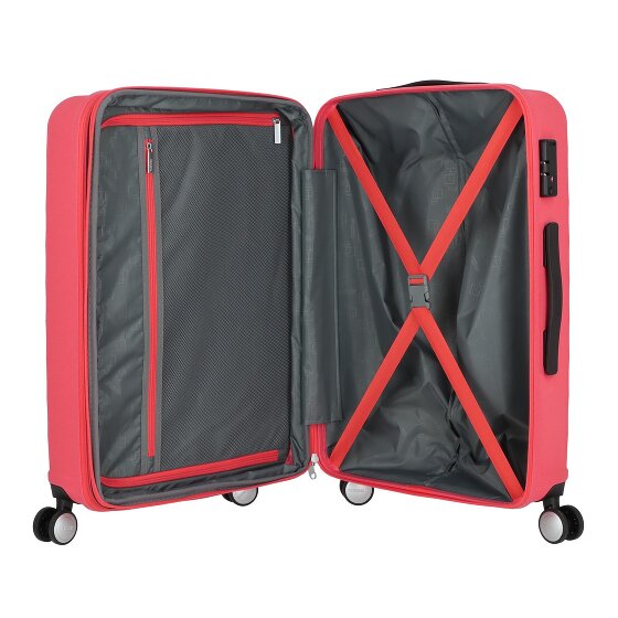 American Tourister Summer Square 4 wielen Trolley 67 cm met uitbreidingsplooi