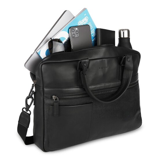 bugatti Joel Koffer Leer 37 cm Laptop compartiment
