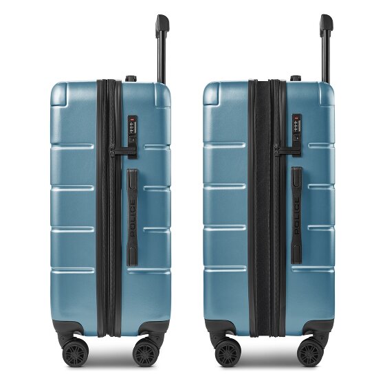 Police Dublin 4 wielen Trolley M 64 cm met uitbreidingsplooi