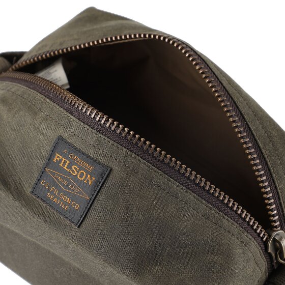Filson Tin Cloth Toilettas Leer 23 cm