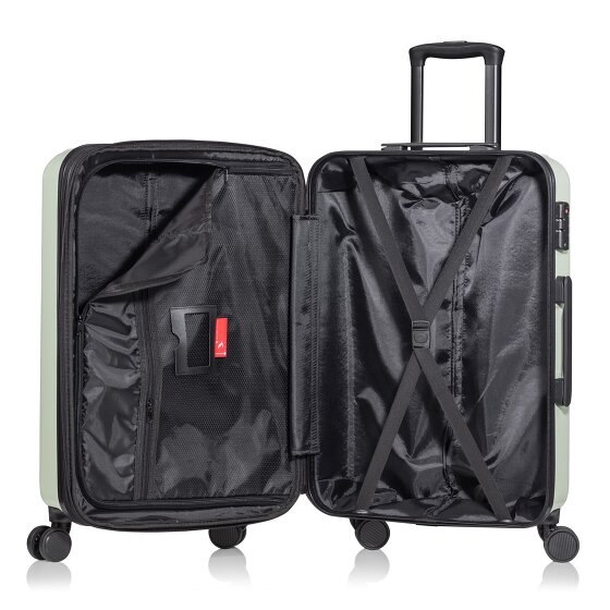 Pack Easy Jolly 4 wielen Trolley M 64 cm met uitbreidingsplooi