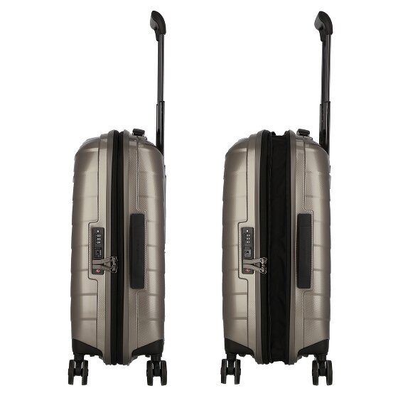 Samsonite Attrix 4 wielen Cabinewagen 55 cm met uitbreidingsplooi