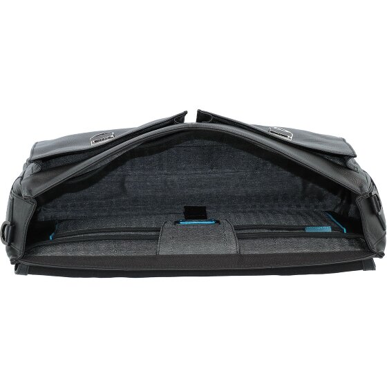 Piquadro Kobe aktetas Leer 42 cm Laptopcompartiment