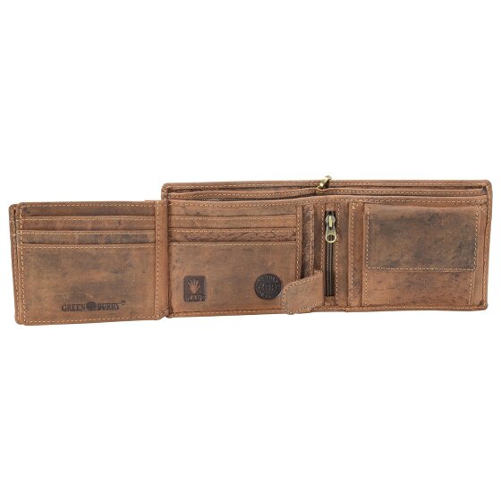 Greenburry Vintage fietsportefeuille leer 12 cm