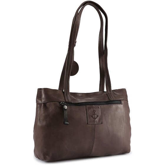 Harbour 2nd Urban Poets Zea Shopper Tas Leer 33 cm