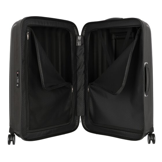 Samsonite Lite-Cube Dlx Chrome 4 wielen Trolley 76 cm