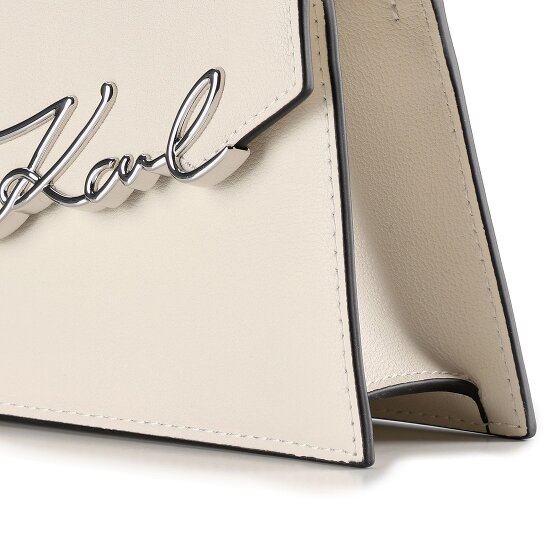 Karl Lagerfeld Signature Handtas Leer 24 cm