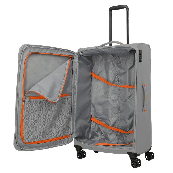 Travelite Umbria 4 wielen Trolley L 77 cm met uitbreidingsplooi