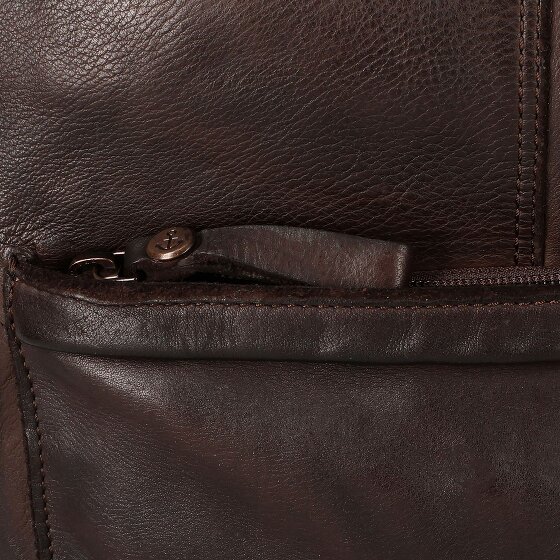 Harbour 2nd Dakota Dagrugzak Leer 35 cm Laptop compartiment Harbour 2nd Dakota Dagrugzak Leer 35 cm Laptop compartiment