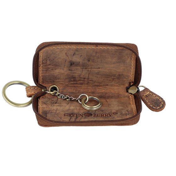 Greenburry Vintage sleuteletui leer 8,5 cm