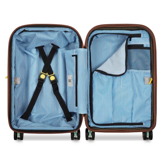 Delsey Paris Carrousel 2 4 wielen Cabinewagen 55 cm met uitbreidingsplooi
