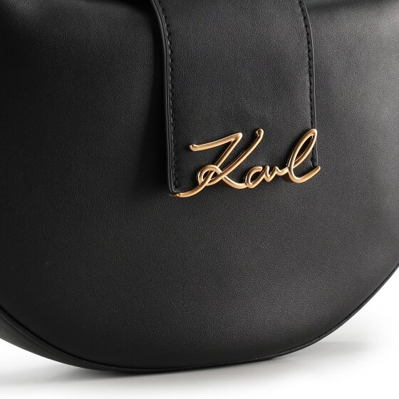 Karl Lagerfeld Signature Schoudertas Leer 27 cm