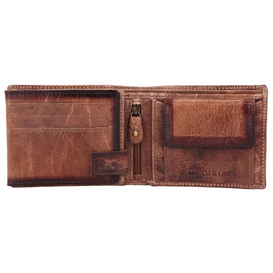 Greenland Nature Mascu & Line Portemonnee RFID Leer 12 cm