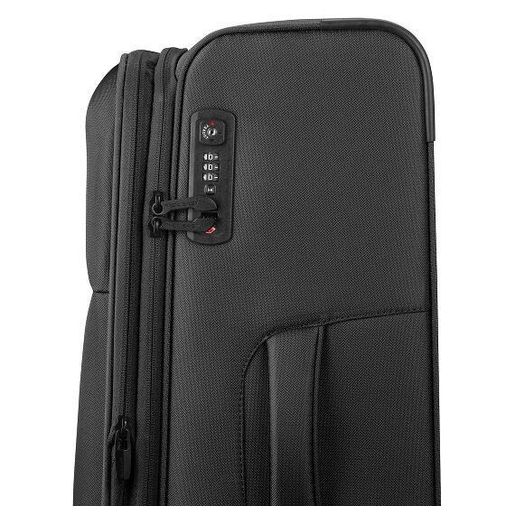 Pack Easy GoOn 4 wielen Trolley M 67 cm met uitbreidingsplooi