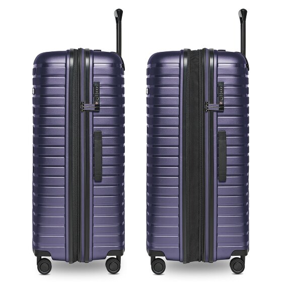 Pactastic Collection 04 THE LARGE + 4 wielen Trolley L 75 cm met uitbreidingsplooi