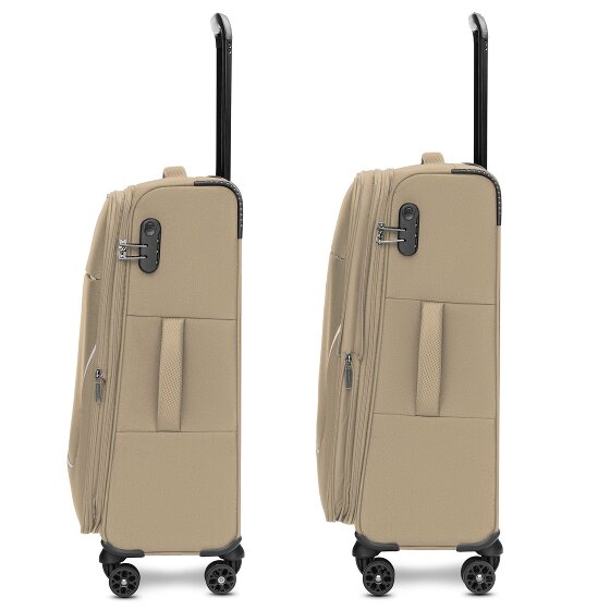 Stratic taska 4-wiel trolley M 65 cm met uitvouwbare plooi