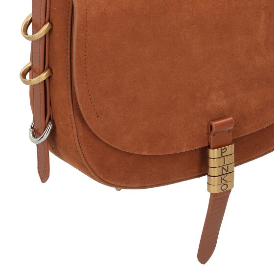 PINKO Saddle Schoudertas Leer 25 cm