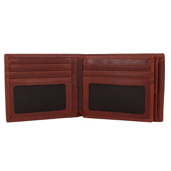 Greenburry Vintage Portemonnee RFID-bescherming Leer 12 cm