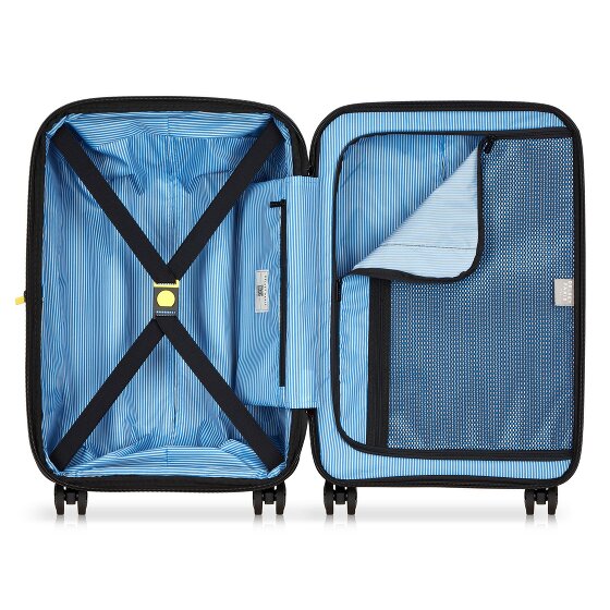 Delsey Paris Lutece Se 4 wielen Cabinewagen 55 cm met uitbreidingsplooi