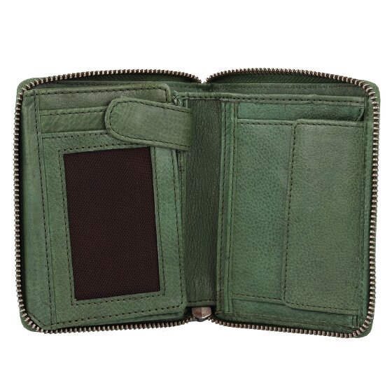 Greenburry Vintage Gewassen Leren Portemonnee 10 cm