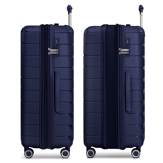 Franky London 4 wielen Trolley L 74 cm met uitbreidingsplooi