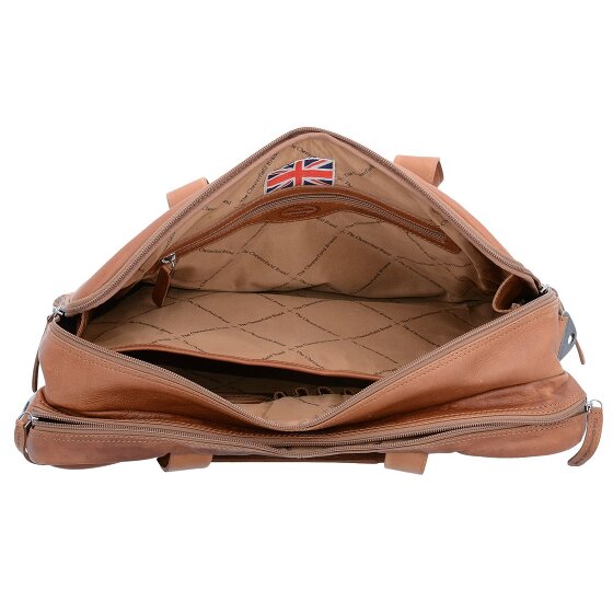 The Chesterfield Brand Wax Pull Up Koffer Leer 44 cm Laptop compartiment