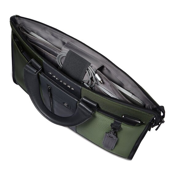 Piquadro Brief 2 Koffer RFID-bescherming Leer 42 cm Laptop compartiment