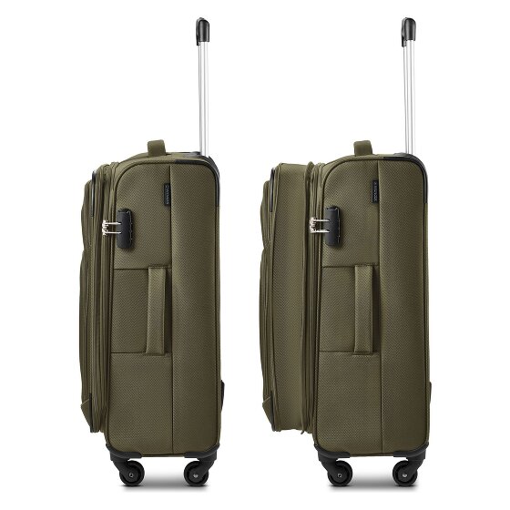 Wenger Beaumont 4 wielen Trolley M 67 cm met uitbreidingsplooi